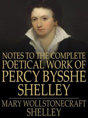cover image of Notes to the Complete Poetical Work of Percy Bysshe Shelley